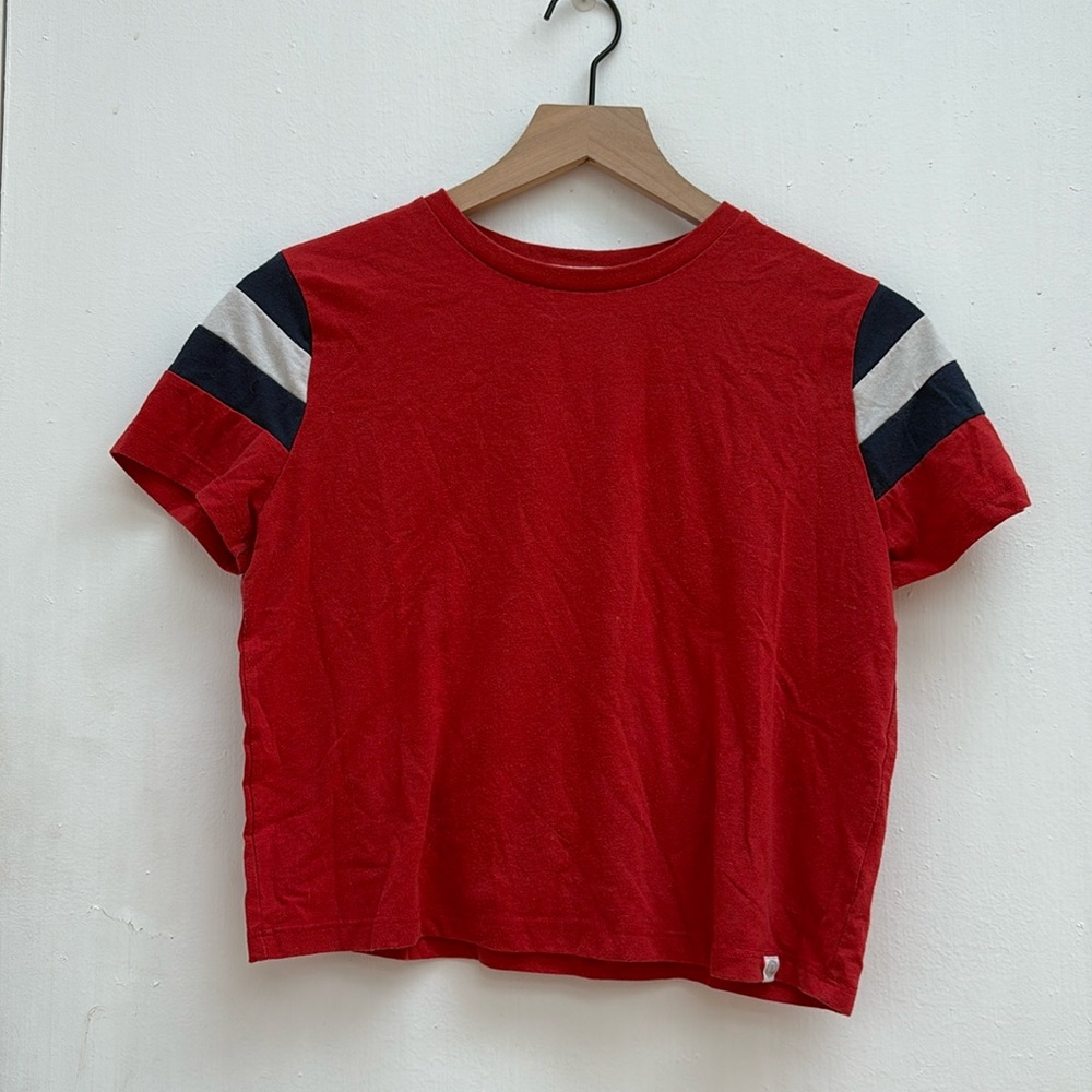 Marine Layer cropped tee
